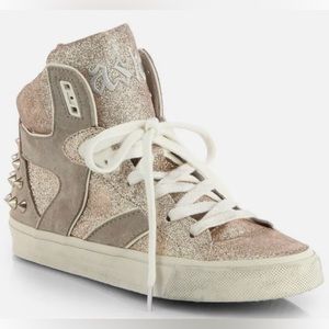 ASH Sonic Studded Glitter Sneaker